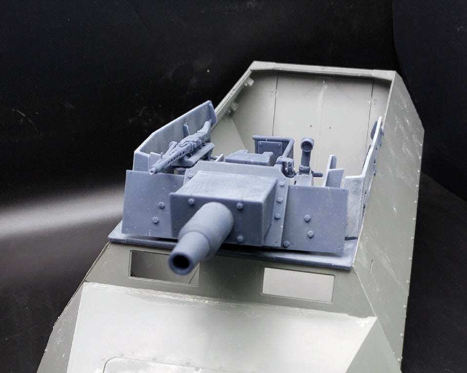 Panzer Concepts 16010 1/16th German Sd.Kfz. 251/9 Conversion Kit (for Das Werk 16005)