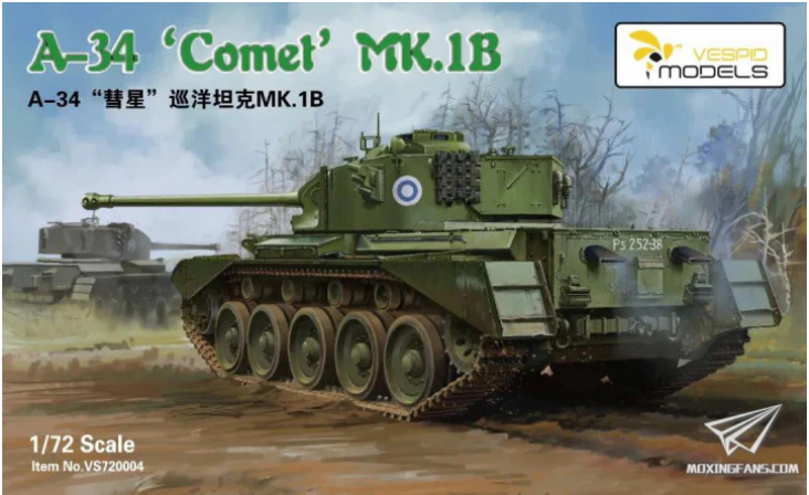Vespid 720004 1/72 A-34 Comet MK.1B