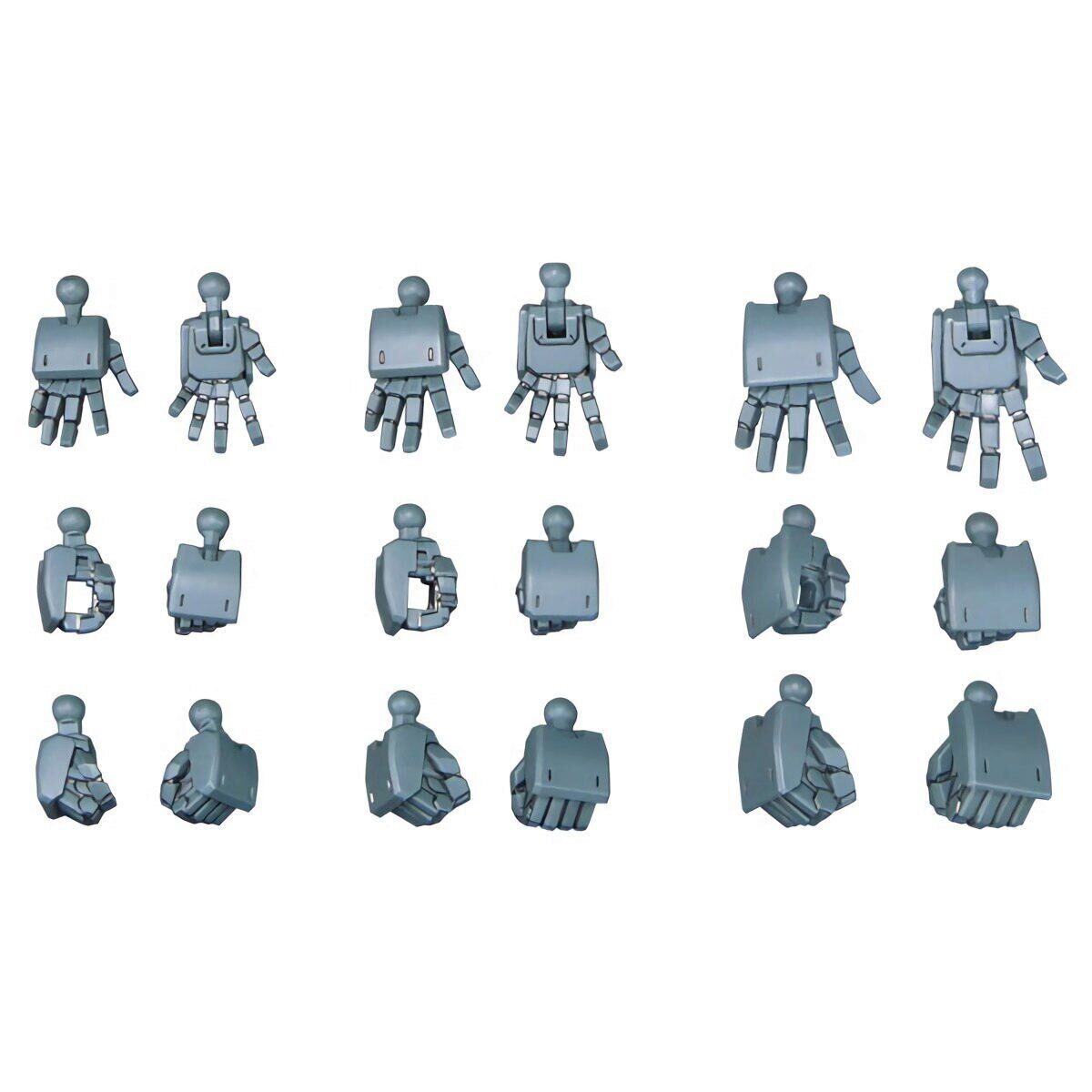 Bandai 2443371 HGBC 1/144 #43 Build Hands (square) L,M,S Gundam Build Divers