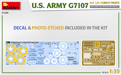 MiniArt 35380 1/35 U.S. Army G7107 4x4 1.5t Cargo Truck