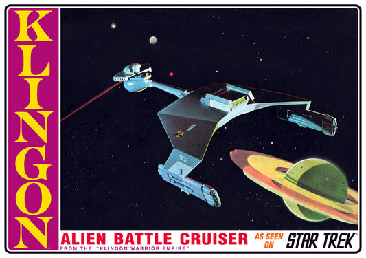 AMT 1428 1/650  Star Trek: The Original Series Klingon Battle Cruiser