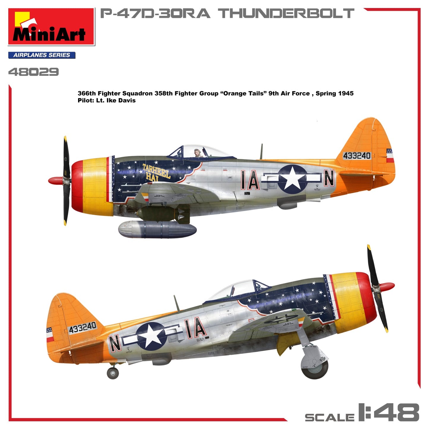 Miniart 48029 1/48 Republic P-47D-30RA Thunderbolt - Advanced Kit
