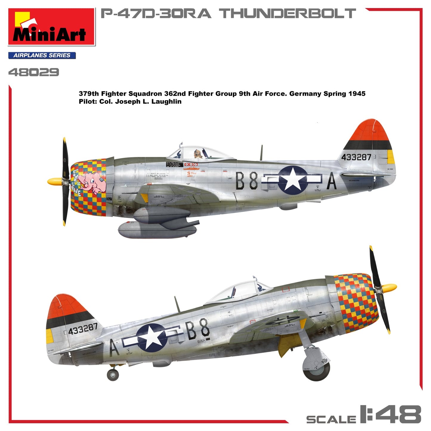 Miniart 48029 1/48 Republic P-47D-30RA Thunderbolt - Advanced Kit