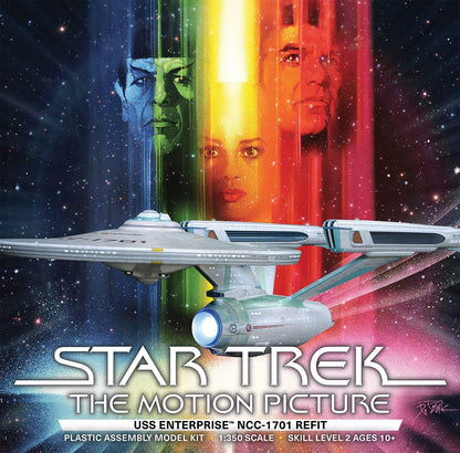 POLAR LIGHTS 1006 1/350 Star Trek U.S.S. Enterprise Refit