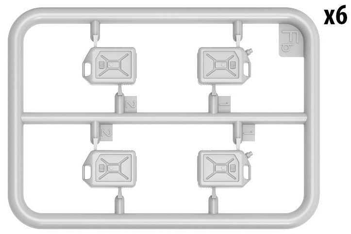 MiniArt 35590 1/35 Plastic Barrels & Cans